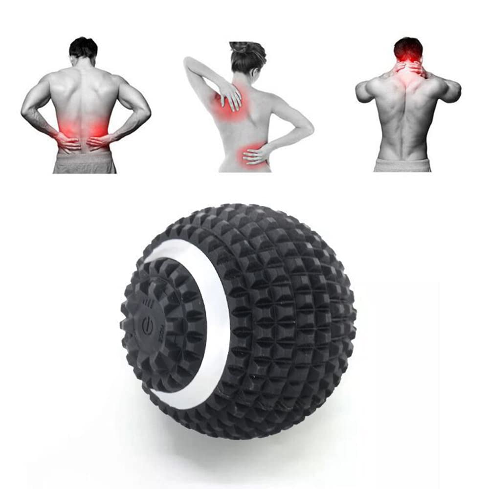 Fitness Usb Elektryczny Wałek Do Masażu Jogi Piłka Wibracje Orzech Ziemny Trening Piłka Powięzi Masażer Do Stóp Rozluźnienie Mięśni