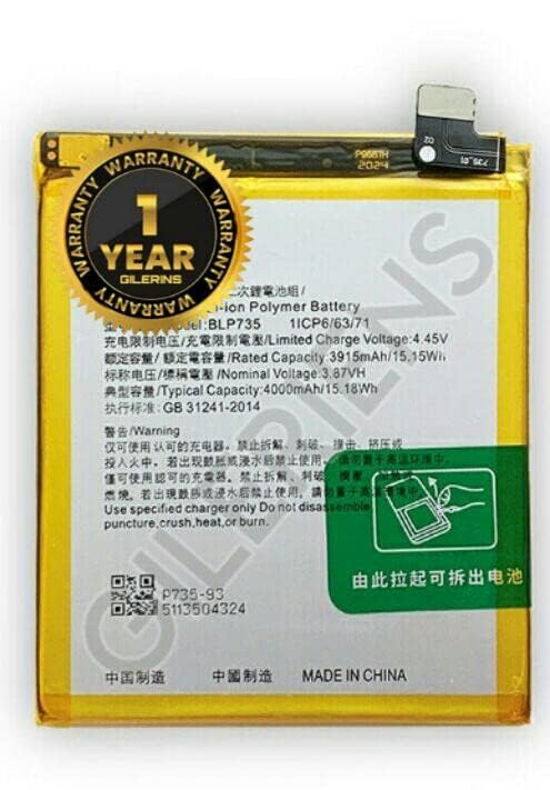 Image of Original BLP737 Battery for Oppo Reno 2F 2Z PCKM70, PCKT00, PCKM00, CPH1945, CPH1951, PCKM80 Battery with 1 Year Warranty***(A0100)