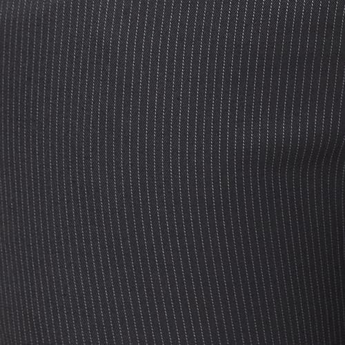 Image of Raymond Men Mid Rise Slim Fit Stripe Pattern Poly Viscose Blend Flat Front Formal Trouser