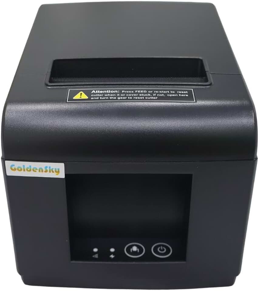 Impressora Não Fiscal Térmica de Recibos 80mm Com Guilhotina Goldensky T80E Serial-USB Ethernet