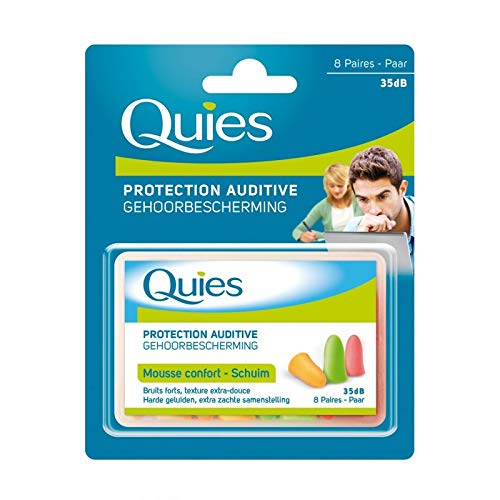 QUIES - Protection Auditives Mousses Fluo 16 Pairs - Lot De 3 - Offre Special