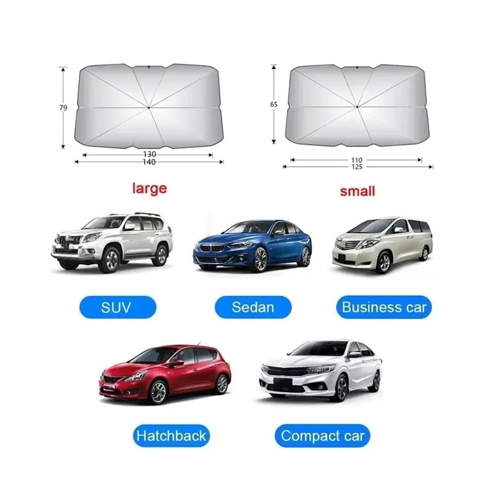 Copri Cruscotto Pannello Parasole Per Auto Ombrello Parabrezza Pieghevole Anteriore Tipo Per Accessori Per La Protezi Della Finestra