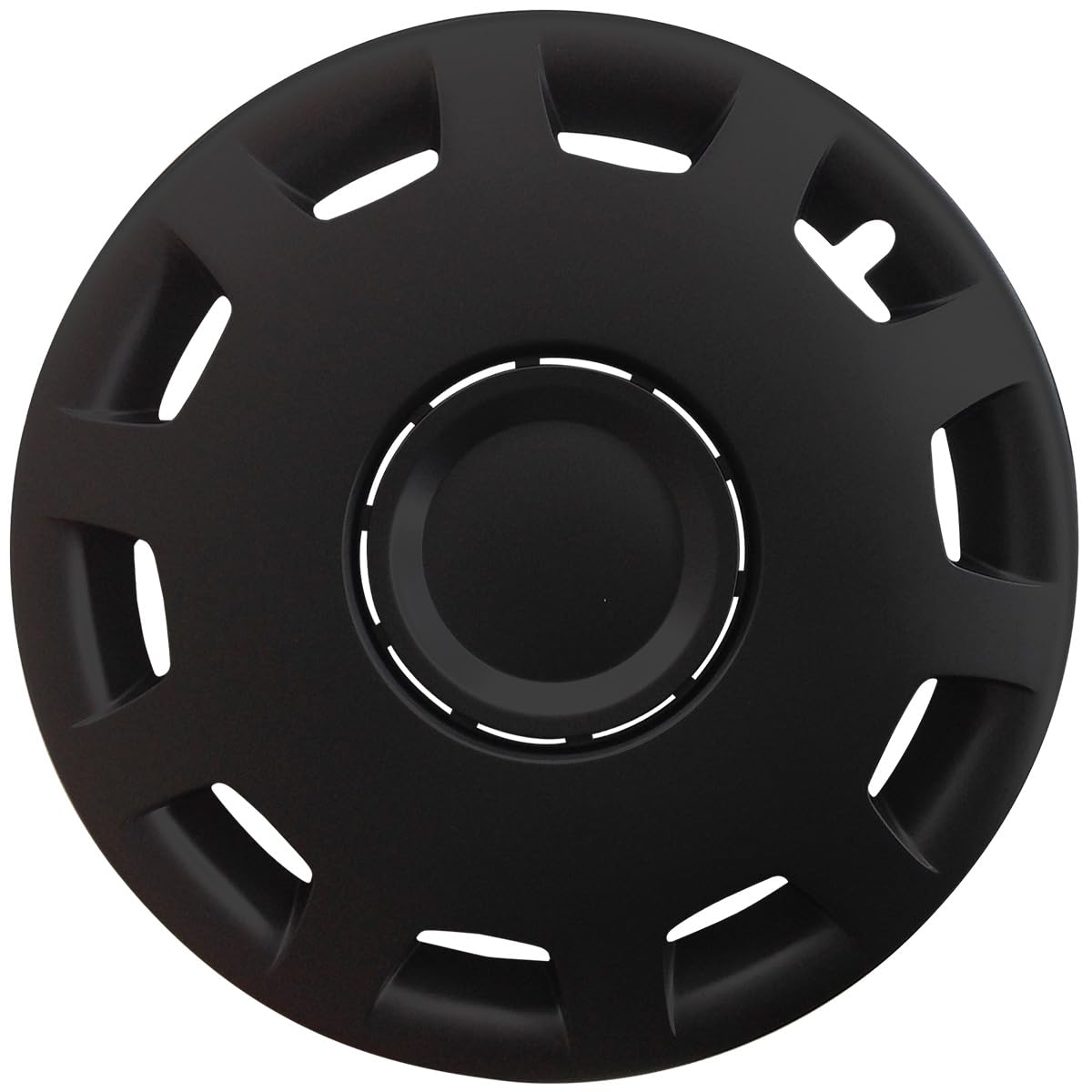 WRC Wieldoppen 15 - zilver/zwart 4 stuks | Webwinkel