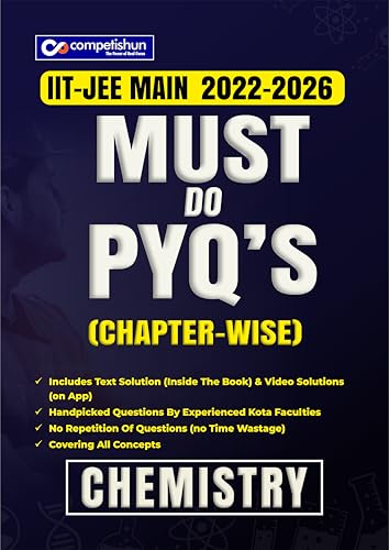 Image of COMPETISHUN JEE Main PYQ PCM 3 Book Combo Set Physics Chemistry Mathematics Chapterwise Solved Papers Must Do PYQs Previous Year Questions 2026-2022