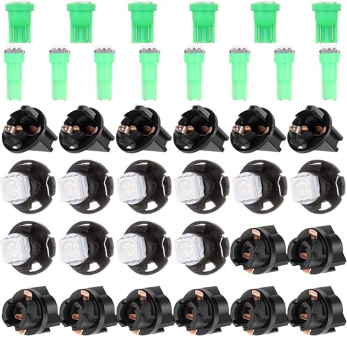LBRST 6 x T10 6-3020-SMD Green 168 Instrument Lights 6 x T10 168 Twist Lock Socket 8 x T5 1-5050-SMD Green 74 73 2721 Instrument Lights 8 x T5 74 73 2721 Twist Lock Socket