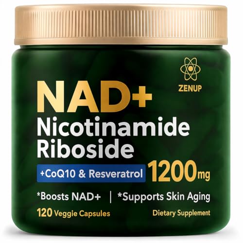 ZenUP NAD Supplement Nicotinamide Riboside Malate with CoQ10 120 Veggie Capsules 60 Servings for $10 + free shipping w/ Prime