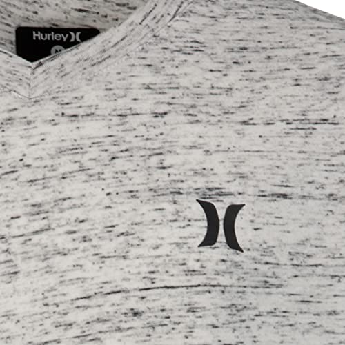 T-shirt Hurley garçon basic soft bicolore noir et blanc taille 6 - 6