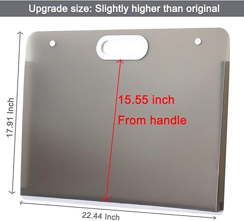 Miniatura 10 de Portafolio de arte de plástico, gran cartera de arte con asas, carpeta impermeable para obras de arte, estuche de almacenamiento para dibujo,