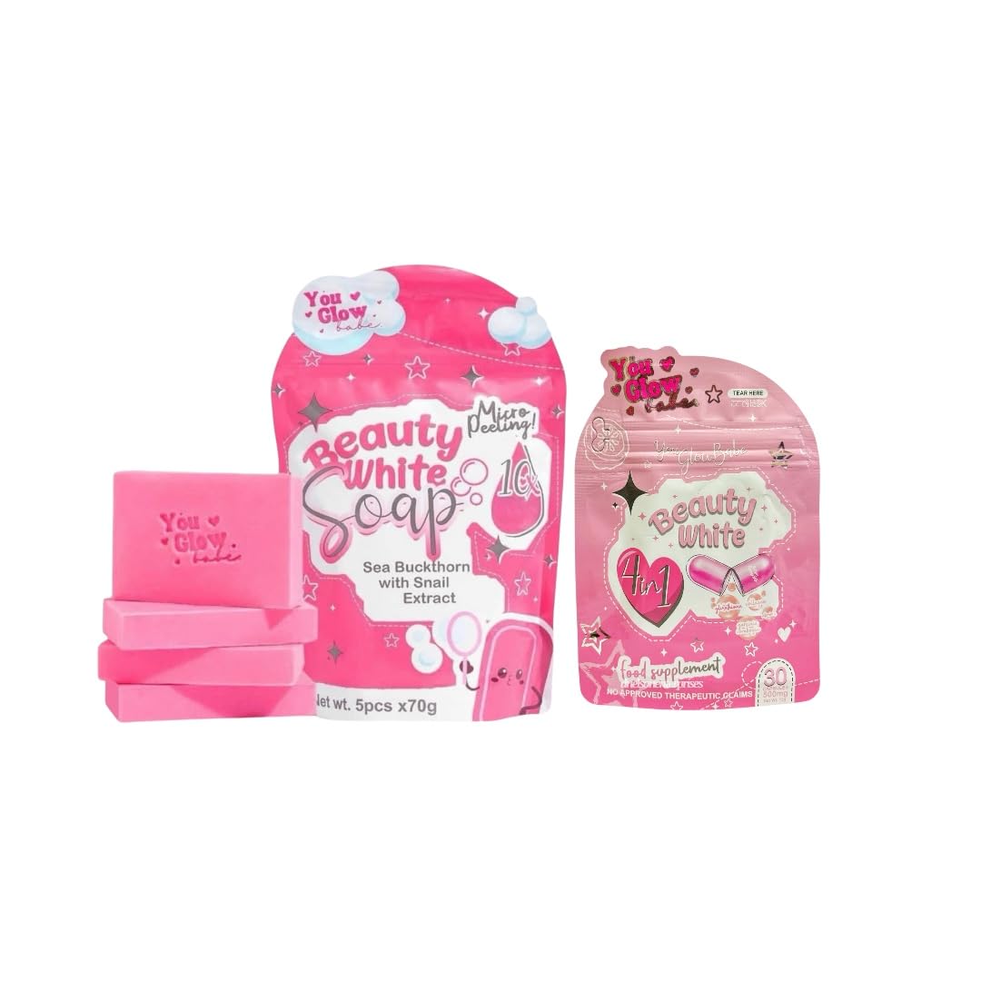 you glow babe glutathione review Amazon.com: You Glow Babe Beauty White 4 in 1 Glutathione Caps & Beauty  White Soap : Beauty & Personal Care