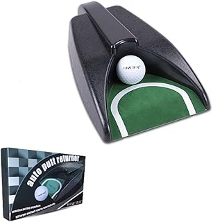 ANMEISH Golf Automatic Putting Cup, Golf Ball Returner Ball Automatic Putting Returning Machine Practice Hole for Indoor Outdoor Golfs Practice
