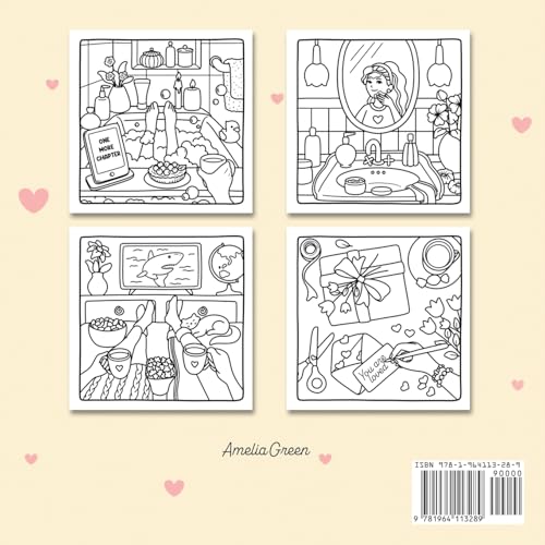 Cozy Girl Moments: Cute POV-Style Coloring Book for Adults and Teens Featuring Everyday Girly Activities for Relaxation (The Cozy Girl Series) image 4