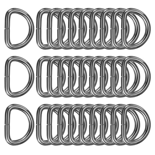 PATIKIL Anneau D métal 5/8" 30pcs, robuste soudé, quincaillerie
