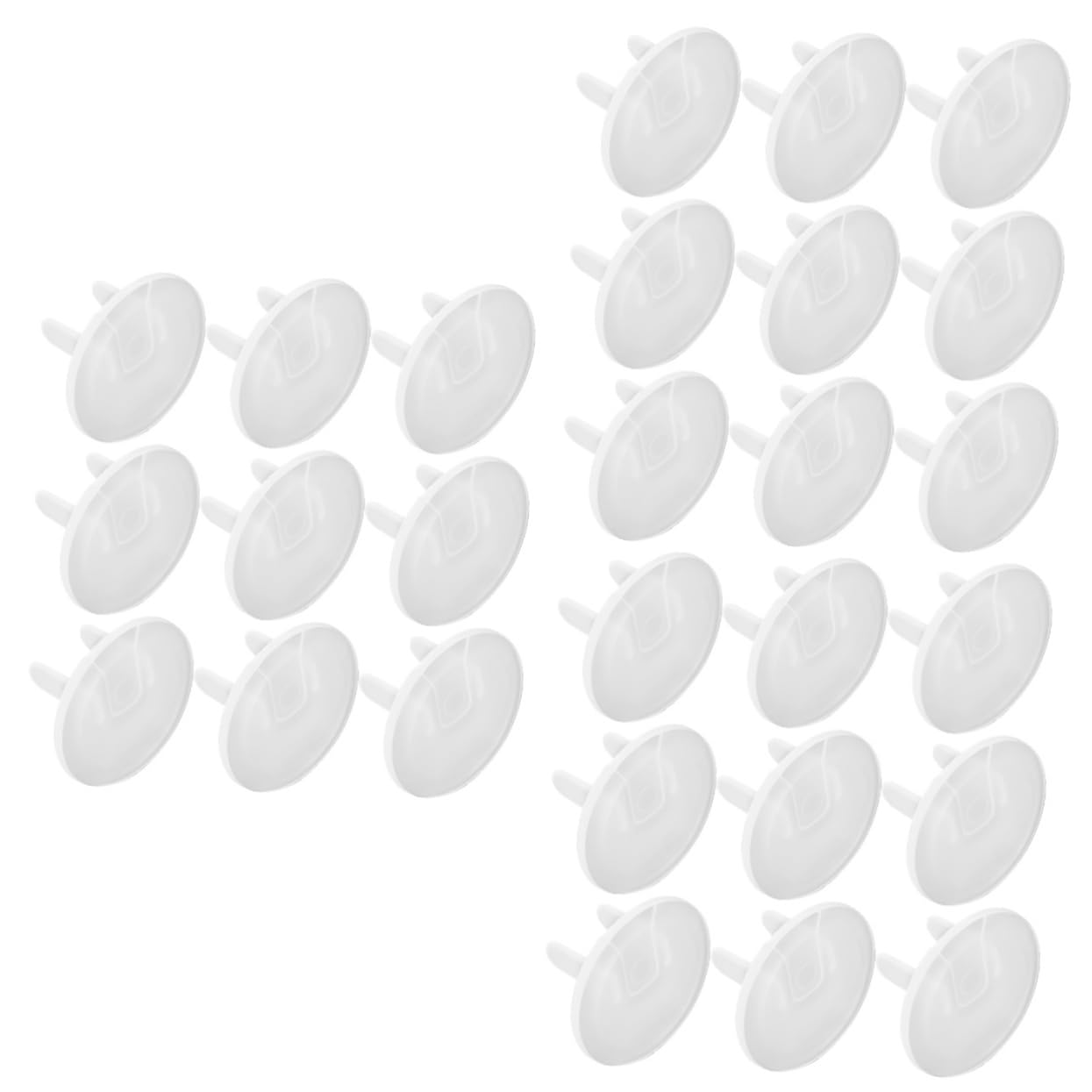 Abaodam 36pcs Outlet Transparent Electrical Safety Plugs for Standard Wall Outlets Boy Girl Socket Easy Install Secure Design for Peace of Mind