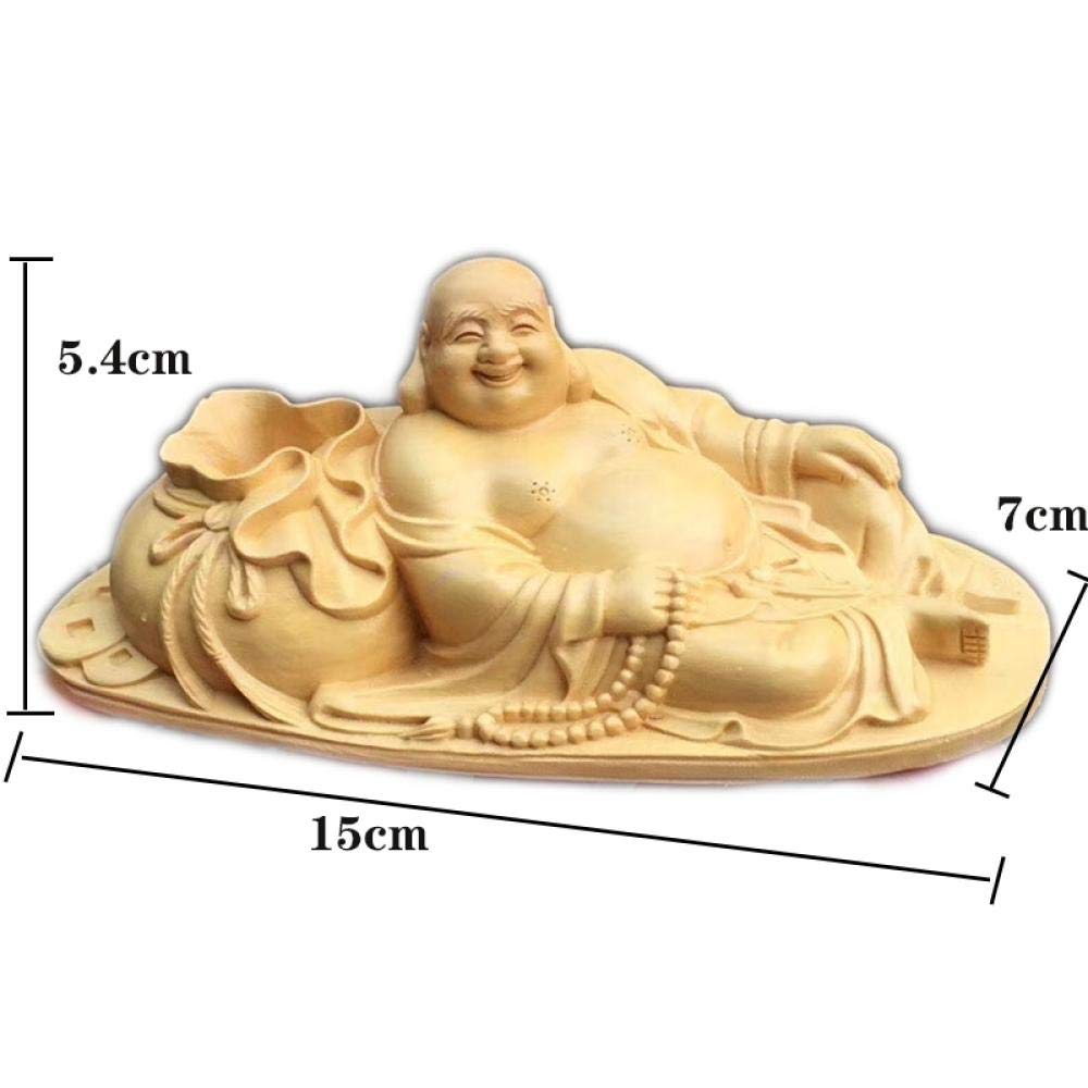 木製 笑顔の仏像 彫刻