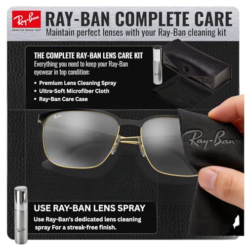 Image of Ray-Ban RB3569 Square Shaped Sunglasses for Men & Women with Official RAYBAN Eyewear Kit