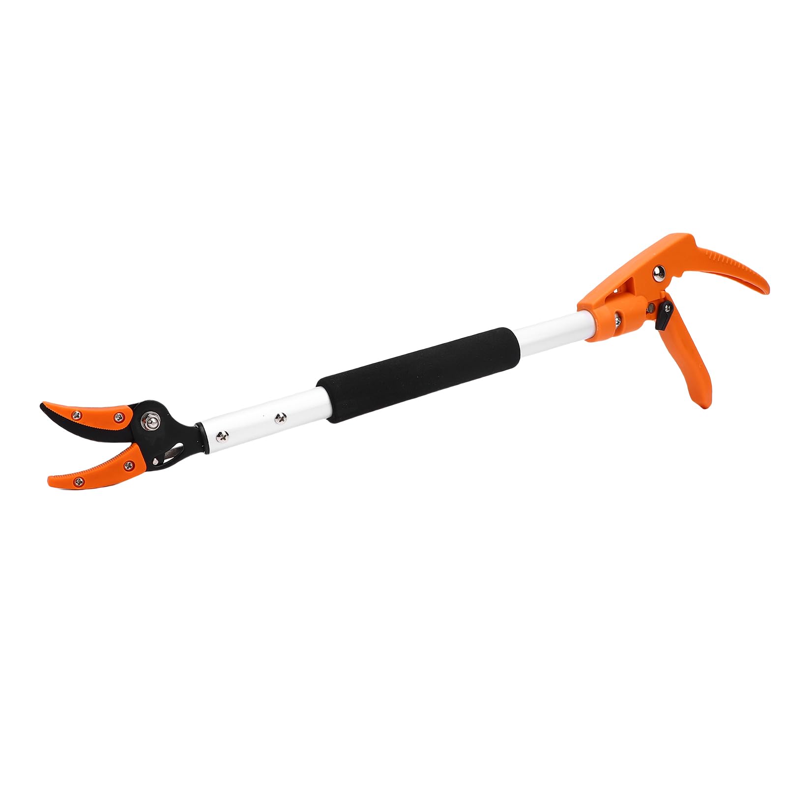 Generic Podadora Recolectora de Frutas, Corte sin Esfuerzo para Caqui, Uva, Melocotonero, 2 Pies, para Jardineros Domésticos, Aleación de Aluminio