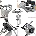 Table Vise,2 in 1 Universal Rotate 360° Work Clamp-On Vise,Table Vice with Electric Drill/Grinder Holder for Woodworking, Drilling, Sawing, Jewelry Making,Metal Working and DIY (3'')