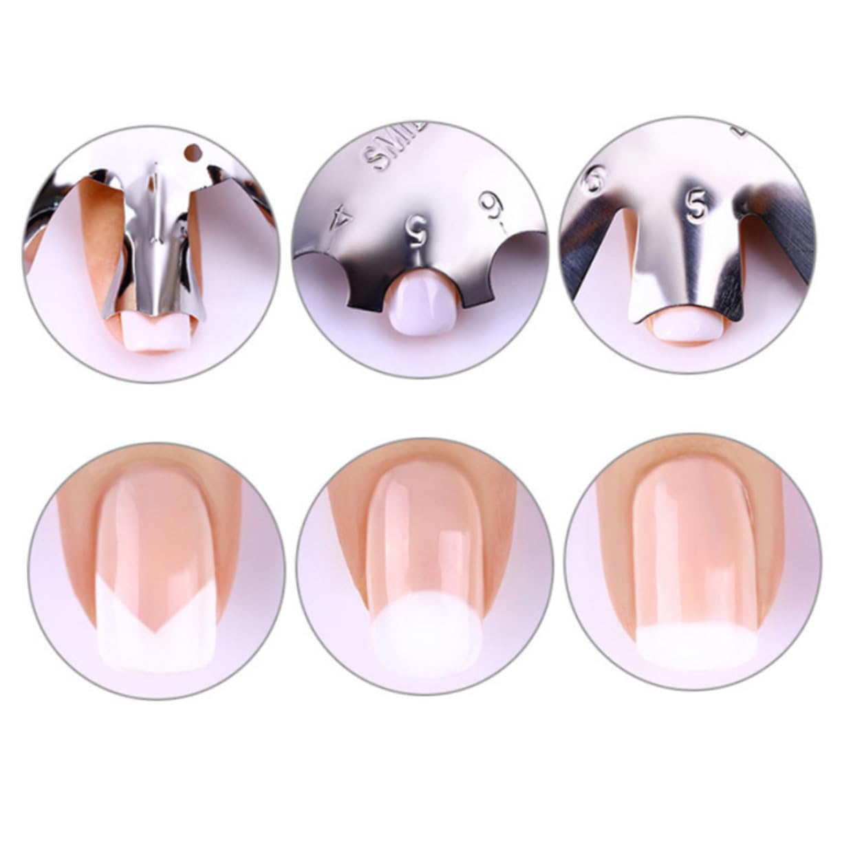Healeved 12stücke Teiliges Edelstahl-nagelkunst-template Frauen Nageldesign-stanzplatten Für Zuhause Und Nagelstudios Leicht Und Tragbar Einfach Zu Reinigen Für Kreative Nail Art