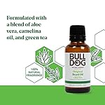 Bulldog Mens Skincare and Grooming Original Beard Oil for Men with Aloe, Camelina & Green Tea, 1 Fl. Oz. - Image 2