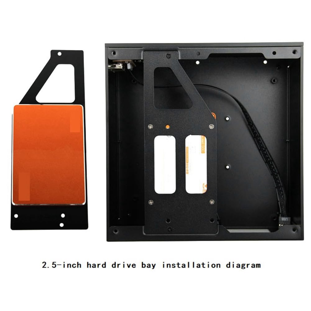 Amazon.co.jp: Svplcxeyp Mini ITX コンピュータ ケース シャーシ