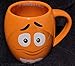 MMs Big Face Ceramic Mugs (Orange) m&m m & m