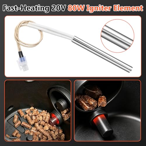 QuliMetal Fire Burn Pot and D2 Hot Rod Ignitor Kit for Traeger Pro 575 & 780, Ironwood 650 & 885, Silverton 620 & 810 Wood Pellet Grills with D2 Direct Drive and WiFIRE Technology by QuliMetal - Image 5