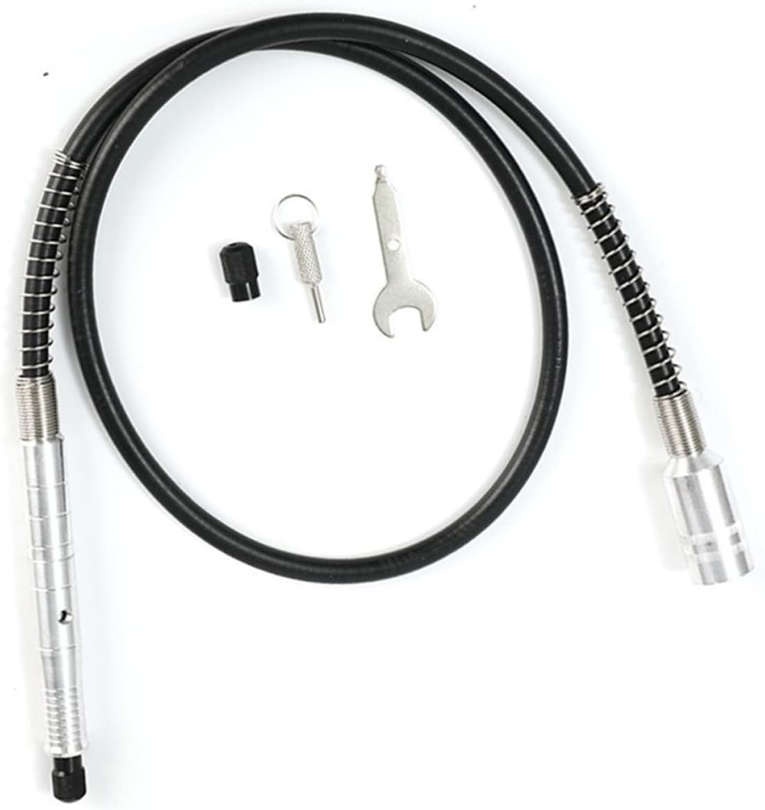 Flexible Drill Extension Cm Adapter X for Drill Tool Attachment Rotary Electric Flex Tools Machine Sturdy Shaft Cable Black Polishing. Extension Flexible Soft Chuck Cable Attachment