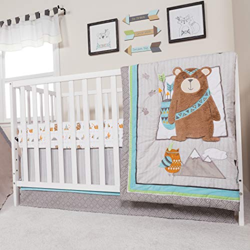Trend Lab Lodge Buddies 3Piece Crib Bedding Set #TOP7