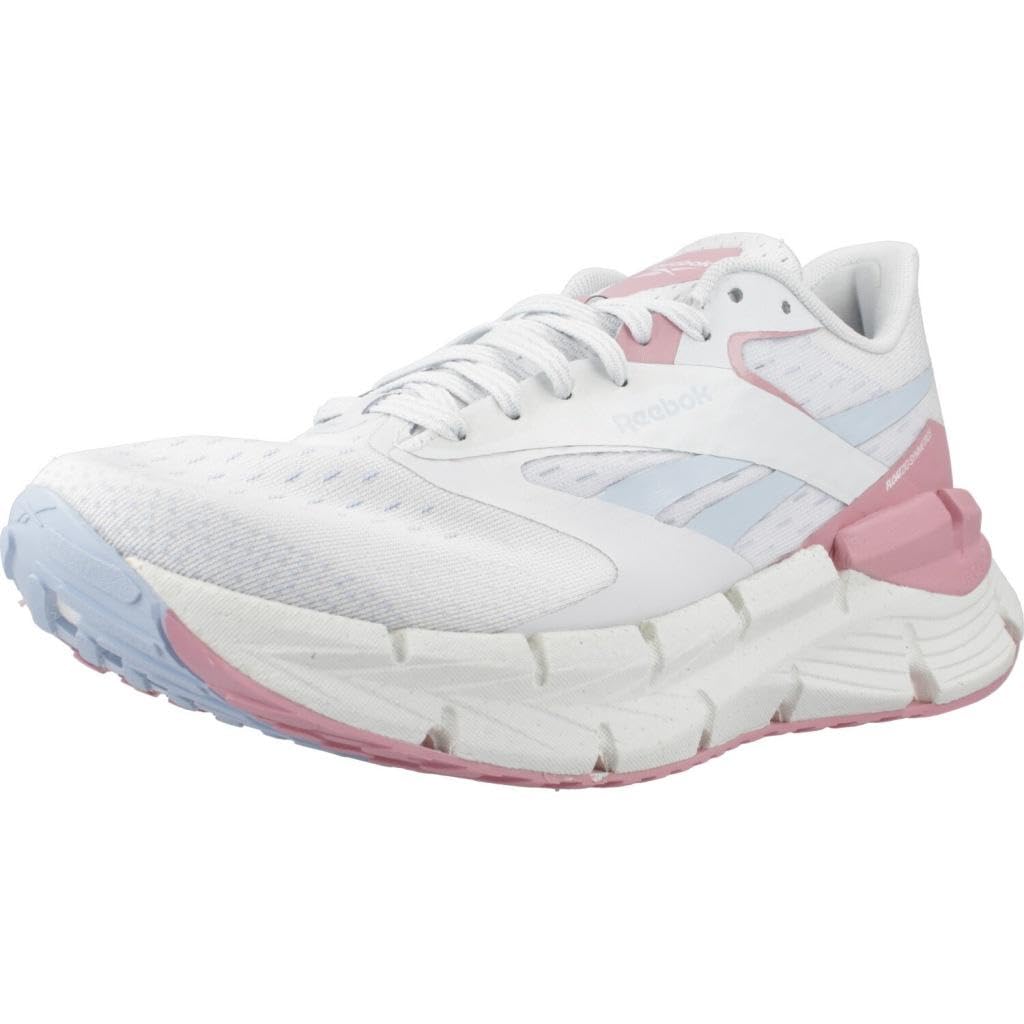 Reebok Women's FloatZIG SYMMETROS Trainers, Moon/Dusty Rose/Y2K Blue, 42.5 EU, Moon Dusty Rose Y2k Blue, 9.5 UK