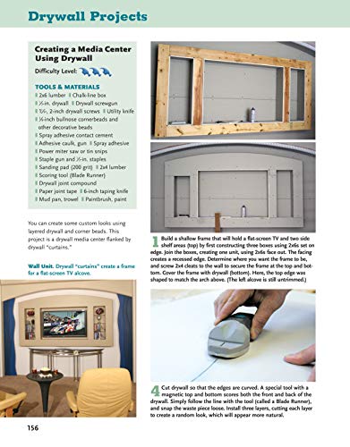 Ultimate Guide: Drywall, 3rd Edition (Creative Homeowner) Hang Drywall On Walls and Ceilings Like a Pro, Learn Taping Secrets for Seamless Joints, Apply Finishes and Make Drywall Repairs - Image 4