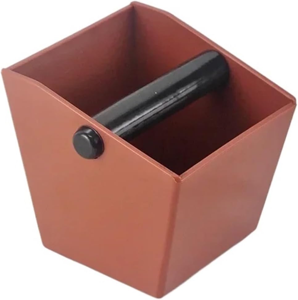 MeLphi Trash Bin Bucket Non-Slip Espresso Coffee Powder Container Coffee Knocking Box Powder Angled Coffee Grinding Box Waste Stick(Coffee)
