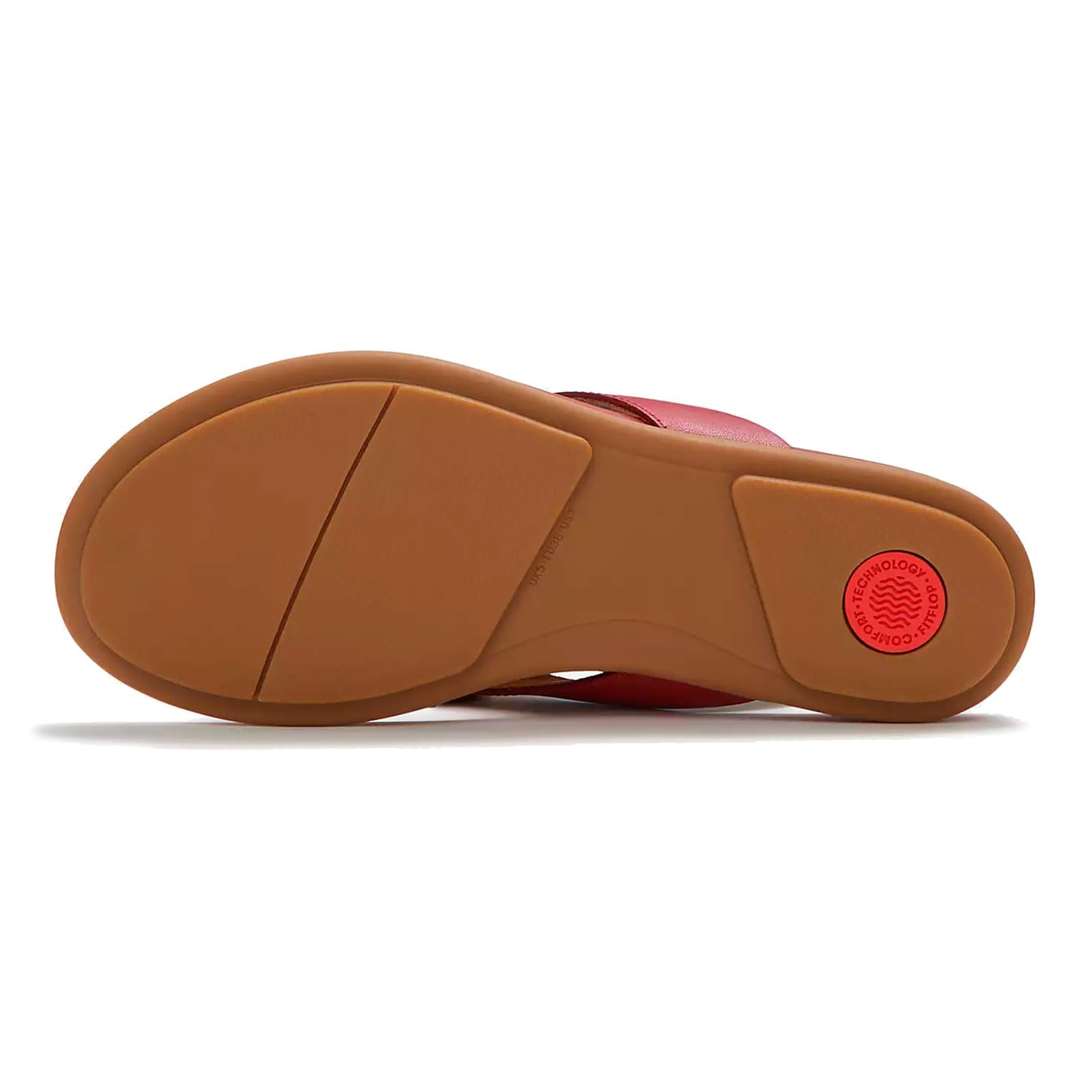 FitFlop Chanclas de piel con estampado floral de Gracie