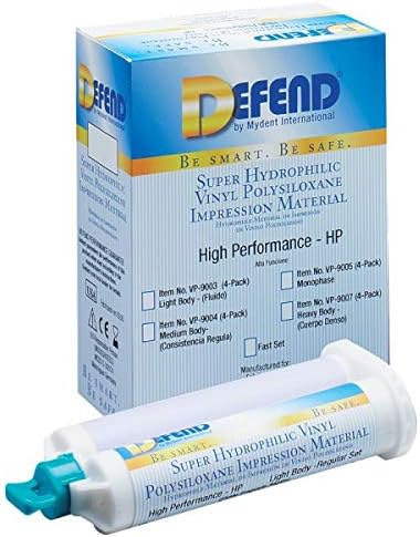 Vinyl Polysiloxane 4X50 Cart Light Body Fs #Vp-9008