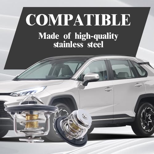 Wedcool Automotive Replacement Engine Thermostat, Premium Thermostat, 19301-PAA-306 19301-PLC-315 Heavy-Duty Engine Coolant Thermostat Compatible with Honda Civic CRV CRZ Insight Odyssey - Image 8