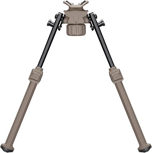 Vista 15 de CVLIFE Bípode para disparar y cazar, bípode de montaje para rifle hecho de polímero ligero de alta resistencia Negro