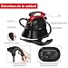 SIMBR Limpiador Vapor Manual Vaporeta Capacidad de 1100ml y Potencia de 1500W,...