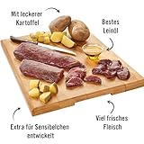 Dogs'n Tiger Monoprotein, Sattelfest, Adult Premium Hundenassfutter mit Pferdefleisch & Kartoffeln, hypoallergen, ohne Getreide, Zuckerzusatz, Mit optimale Verträglichkeit, 12x 400g