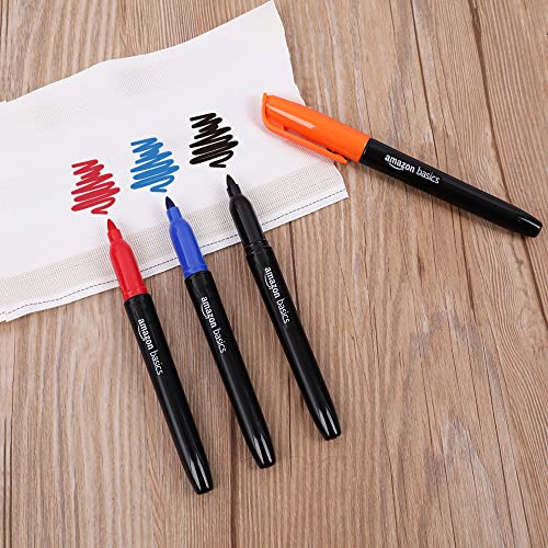 Amazon Basics Fabric Markers, Assorted Colors, 8-Pack #TOP4