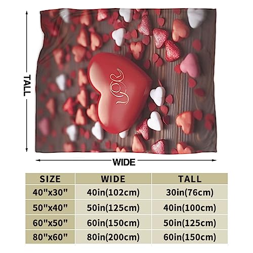 Couverture en micro-polaire pour la Saint Valentin, un cadeau de tendresse - 4