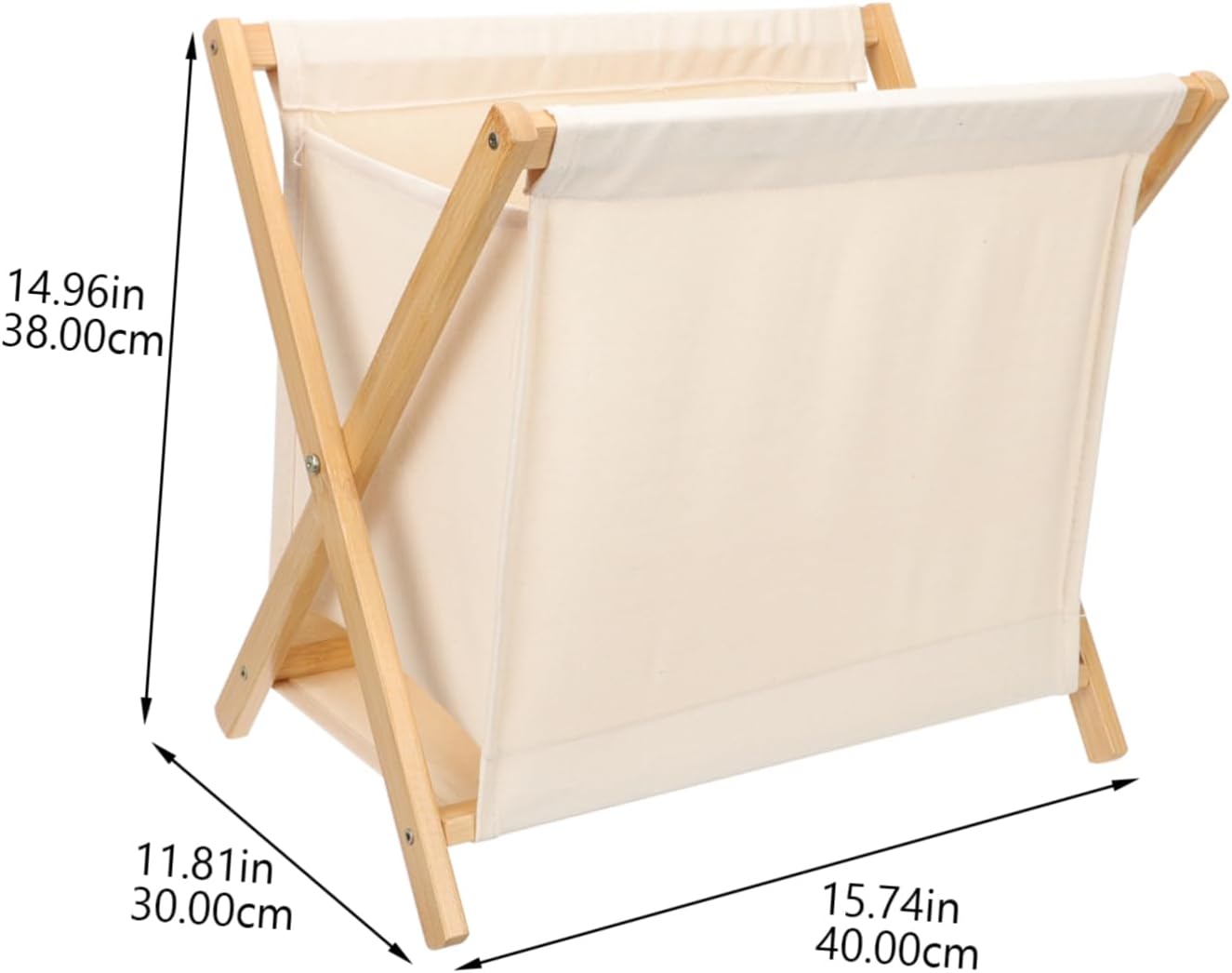 Zerodeko Foldable Cloth Storage Basket Capacity Laundry Hamper for Bedroom and Sundries Organizer Stylish Neutral Cotton Linen Material for Home Use