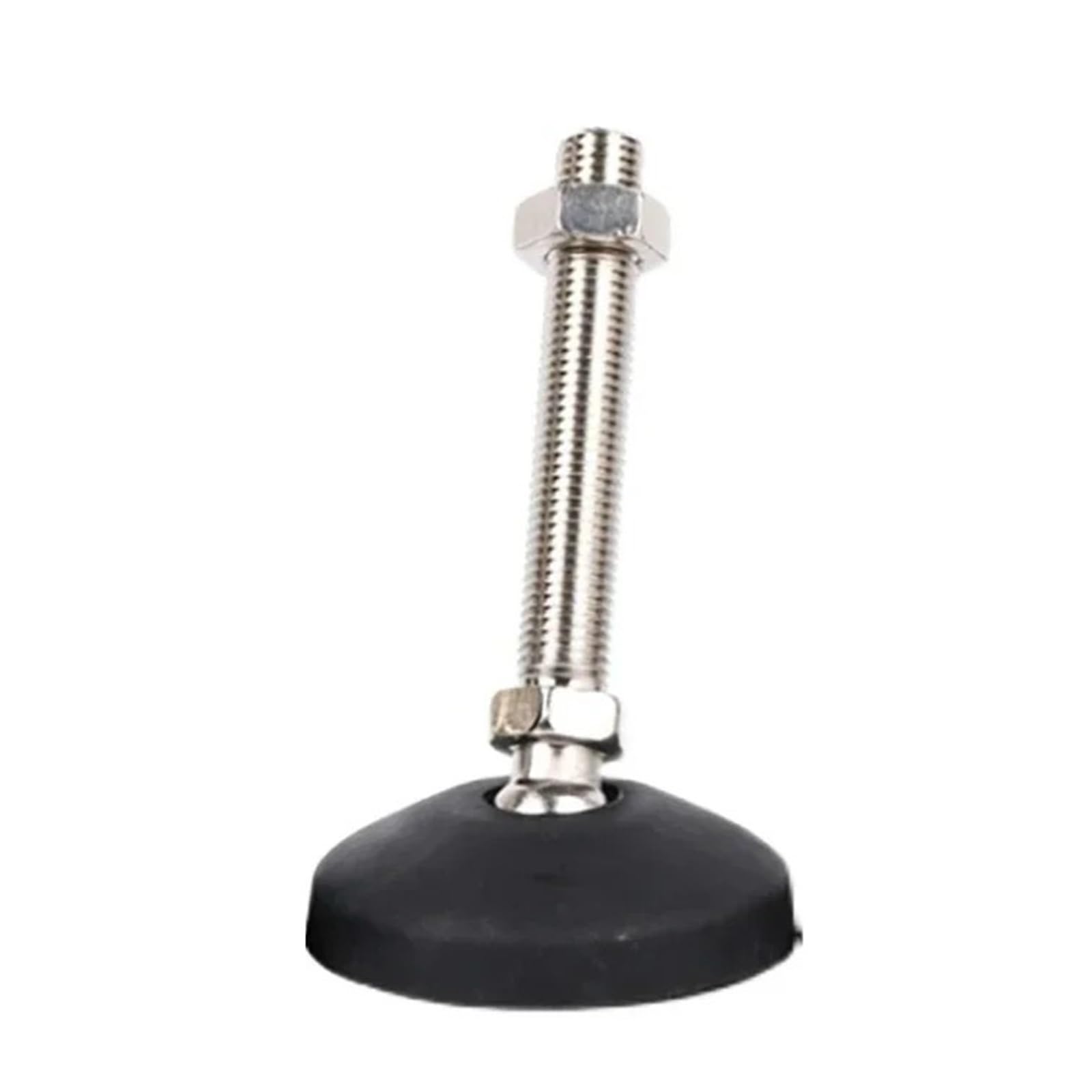 MUHUO adjustable feet for furniture,M14 M16 M18 M20 M24 Adjustable lathe base 100mm threaded rotating hinge leveling(D100xm16x50)