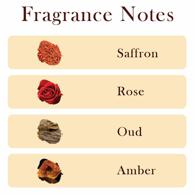 LUXURY SCENT Scent of Dubai Extrait De Perfume 80ML Oriental Unisex Oud Perfume Long Lasting Fragrance with Rose, Saffron, & Amber Arabian Scent for Men & Women Perfect for Special Occasions - Image 3