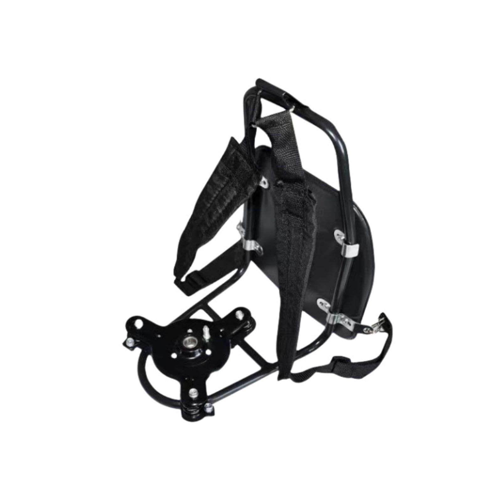 Brush Cutter Harness with Triangle Base Adjustable Brush Cutter Backpack Frame Padded Backpack Carrier with Mounting Base for Landscapers, Landscaping Standard Back Frame-image-26
