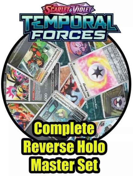 Pokémon - Temporal Forces - Complete Reverse Holo Foil Master Set – Buddy Buddy Poffin