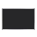 ROGER & MORIS Aluminum Aluminium Framed Chalk Board - Non Magnetic, Lightweight For Home, Office And School (Black, Size : 2 Feet X 1.5 Feet) gallery image