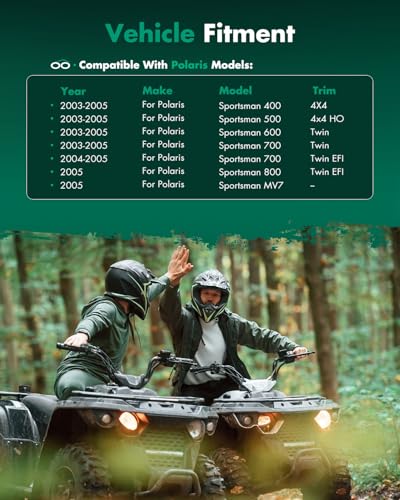 Image of SCITOO CV Axle Shaft Assembly Rear Left Right fits 2003-2005 for Polaris Sportsman 400 500 600 700, 2005 for Sportsman 800 MV7 1380240 1380197 1380234 2PCS