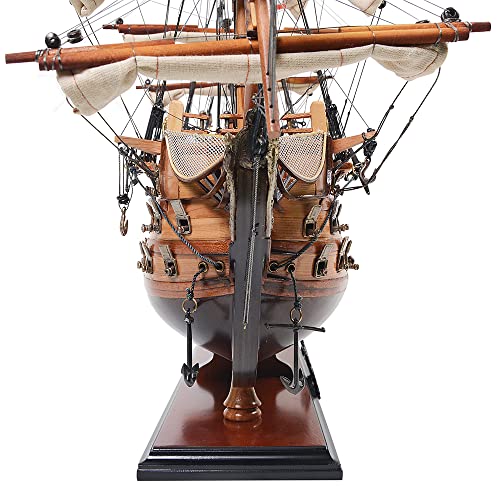 Old Modern Handicrafts HMS Victory Medium, Natural Wood