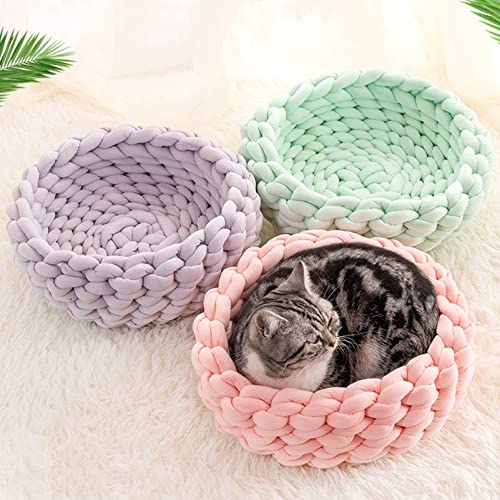 Moon Waves Chunky Yarn For Arm Knitting Crochet Making Blanket Pets House(Light Green) #TOP3