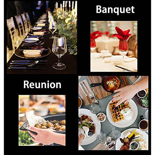 FGHFD Edelstahl Chafing Dish Speisewärmer Buffet, Chafing Dish Warmhaltebehälter Set mit Stabilem Tragrahmen und… – Bild 3