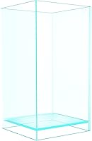 Vista 9 de FZONE 9 galones Acuario para peces sin borde de bajo contenido de hierro Nova Clear Ultra-Blanco con bordes biselados de 45° de vidrio translúcido